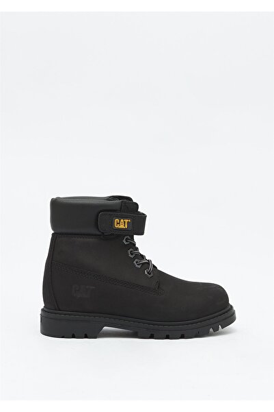 Caterpillar Greg Çocuk Siyah Nubuk Bot