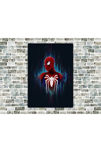 Genel Markalar Spider-man Örümcek Adam 1 Ahşap Tablo Büyük Boy