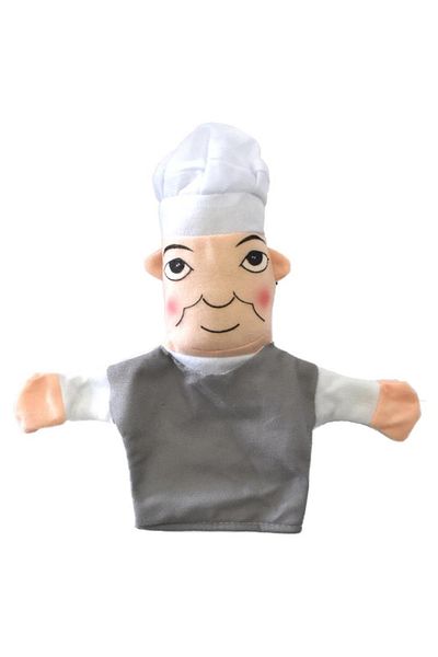 Kelebek Oyuncak Professions Hand Puppet - Cook