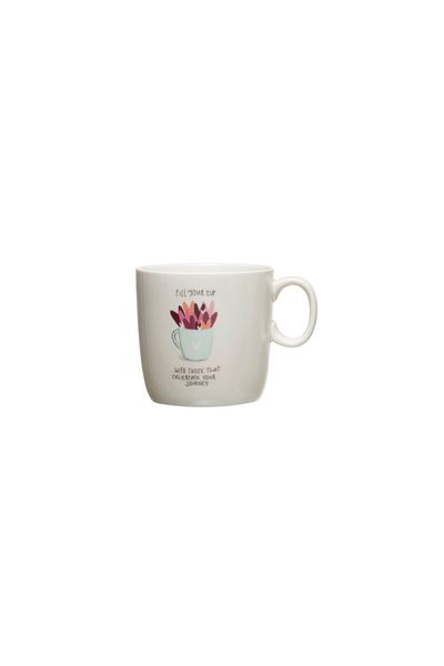 Warm Design كوب بورسلين