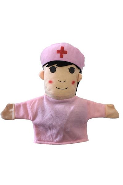 Kelebek Oyuncak Professions Hand Puppet - Nurse