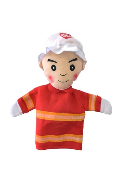 Kelebek Oyuncak Professions Hand Puppet - Firefighter