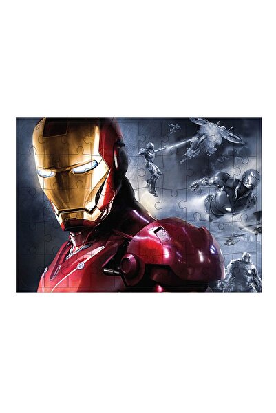 Tablo Mega Ahşap Mdf Puzzle Yapboz Demir Adam 50 Parça 35*50 Cm