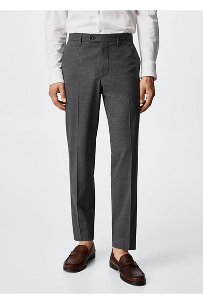 MANGO Man Slim Cut Suit Trousers