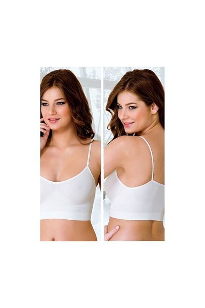 Emay Γυναικείο σουτιέν Bustier με λουράκι από σχοινί χωρίς ραφές