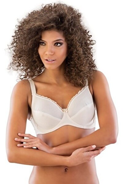 Emay Жіночий бежевий бюстгальтер з мереживом