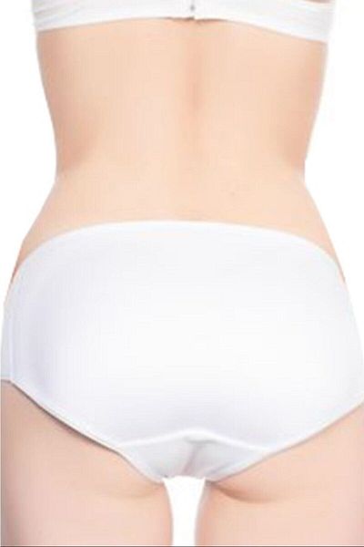 Emay Women's White Slip Pop Up Panties Corset