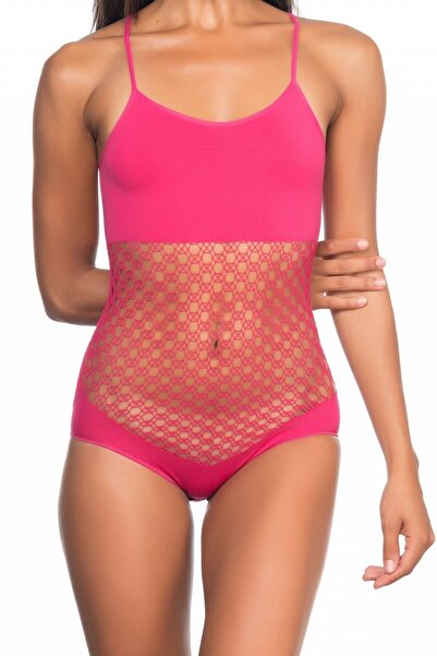 Emay Жіночий комбінезон спеціального дизайну з кнопками, фуксія 5041f