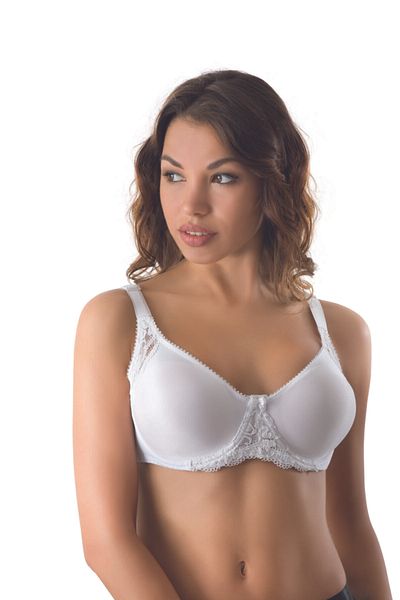 Emay Γυναικείο σουτιέν με λευκή δαντέλα Underwire