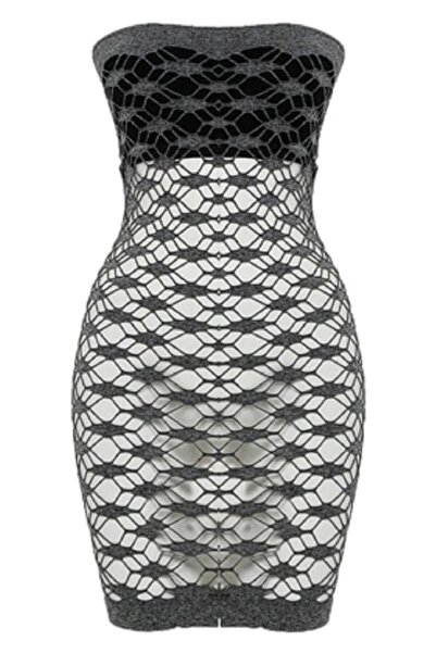 Emay Жіночий сірий безшовний корсет-топ 5034