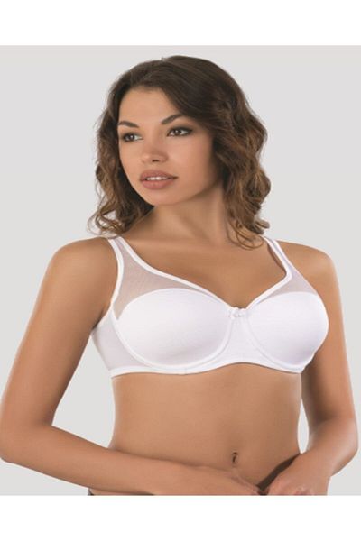 Emay Γυναικείο σουτιέν Push Up Underwire με λευκή υποστήριξη