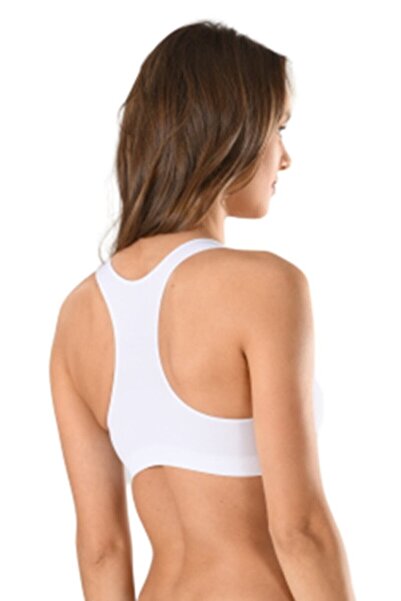 Emay Жіночий спортивний бюстгальтер з білими вставками 4025