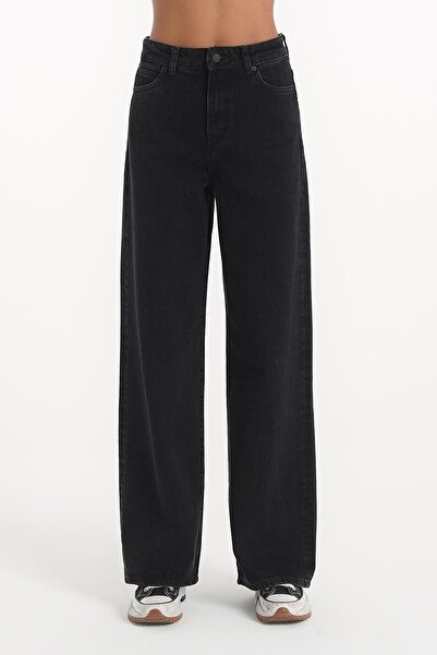 DRC trend Farmerke visokog struka sa detaljem rajsferšlusa, 90's wide leg, pa...