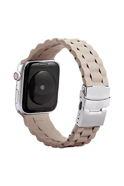 Nezih Case Apple Watch Seri 2/3/4/5/6/7/8/se 38mm 40mm 41mm Uyumlu Metal Klip...