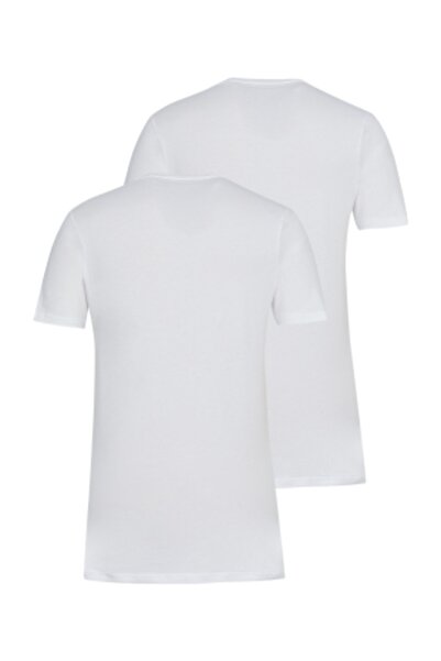 Blackspade Men's White 2-pack Tender Cotton T-shirt 9675