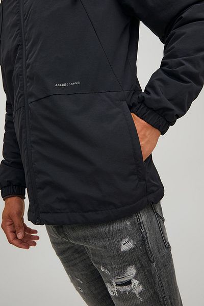 Jack & Jones Αδιάβροχο ανδρικό παλτό Jortamper Fleece - με κουκούλα, 12215377