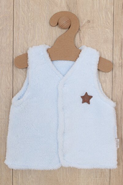 Melekpare Girl Boy Baby Plush Welsoft Vest with Snap Fasteners Baby Birth Gift