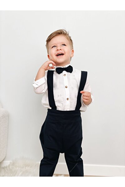 bohemiankids Lacivert Salopet Takım