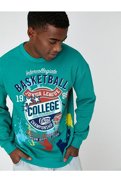 Koton Sweatshirt mit College-Print