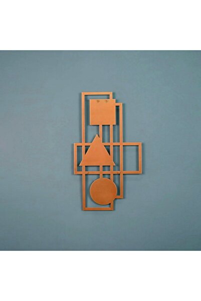 Colorfull Worlds Krug, trougao, kvadrat, apstraktna geometrija, metalni zidni...