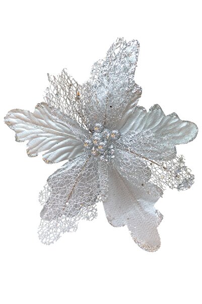 Genel Markalar Yılbaşı Ağacı Çiçeği, Ata Çiçeği, Yapay, Puansetya, 25 Cm, Güm...