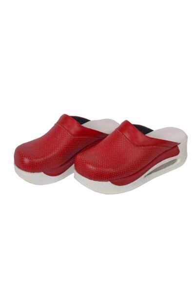 DR SABO Original Sabo Slippers, Red Airmax Genuine Leather