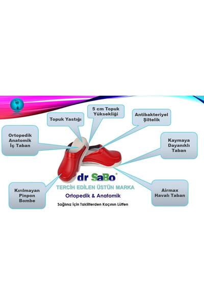 DR SABO Original Sabo Slippers, Red Airmax Genuine Leather