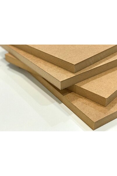 ecsahşap Ecs Ahşap 20x100 Cm-kalınlık 18 Mm-1 Adet Duralit Ham Mdf Plaka Pane...