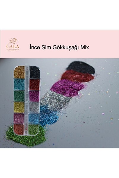 GALA Professional Gala Tırnak Süsleme Nail Art 12 Li Set