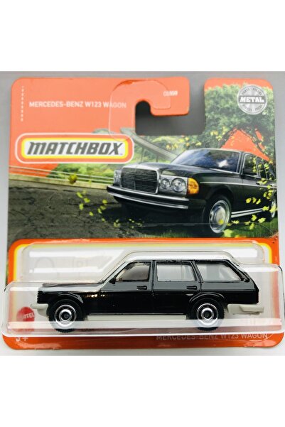 Matchbox Yeni - New Mercedes Benz W123 Wagon Siyah 1:64 Ölçek Marka 22/100