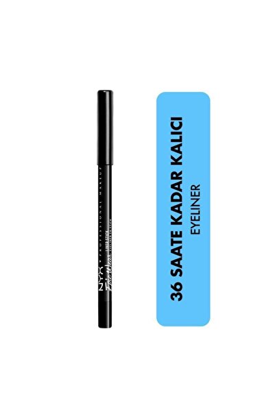 NYX Epic Wear Frosted Pitch Black Black Spectacular Enticing Lasts 36 Hour Ey...