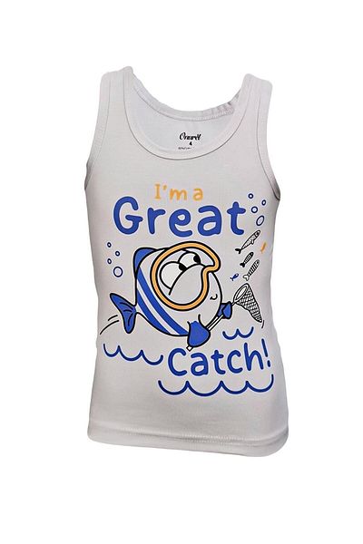 Onurel Boy's 5-Piece Patterned Undershirt 139 Great