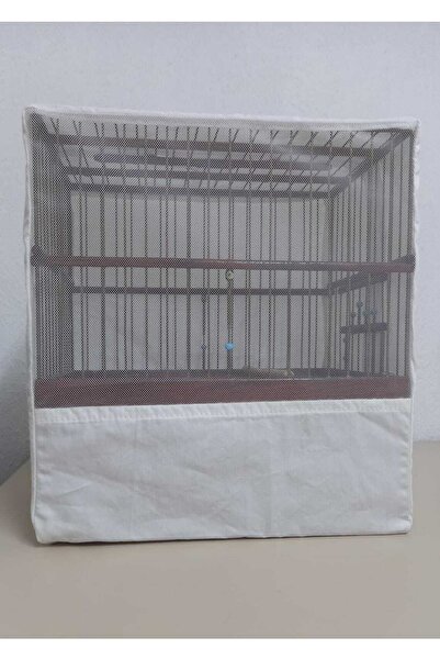 ÇotanaklarKafes Ahşap Kafes Örtüsü Komple Kapalı 28x30x17 Fermuarlı Kople Kapalı