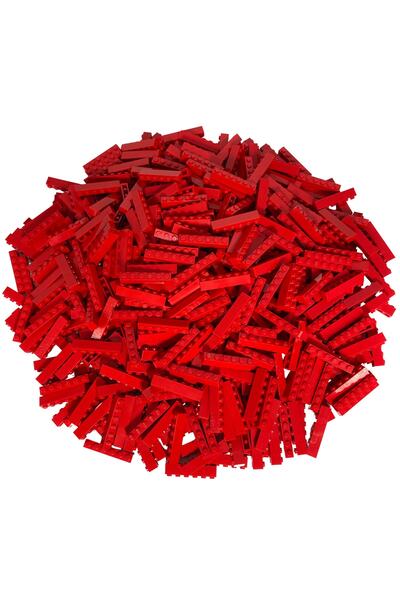 LEGO Aksesuar Custom Moc Creator Brick 1 X 6 Tuğla Kırmızı 4 Adet Gönderilecek