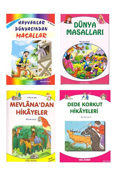 Uysal Yayınevi Çocuklar Için Hikaye Ve Masal Serisi 4'lü Set