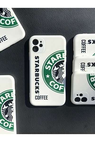 izzytech حافظة إطلاق آيفون 11 مع حماية للكاميرا موديل ستاربكس من الداخل من جل...