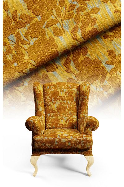 CANİLA Digital Printed Upholstery Sofa Fabric, Throw Pillow, Cushion Covering. Premium Fabric