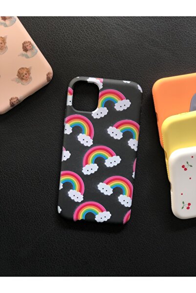 izzytech حافظة إطلاق لهاتف آيفون 11 مع حماية للكاميرا ونمط قوس قزح من الداخل ...