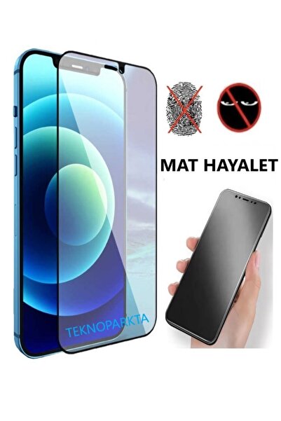 TEKNOPARKTA Iphone 14 Mat Hayalet Gizli Privacy Tam Kaplayan Kırılmaz Cam Ser...