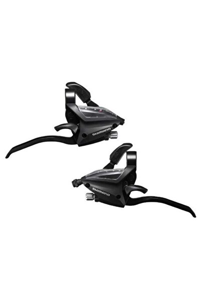 Shimano St-ef500-4a 3x8 Vites Ön Arka Vites Fren Kolu Siyah