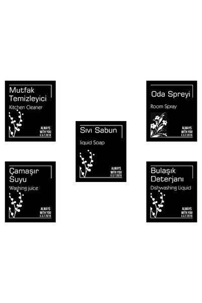 Gazanya Home Mutfak Temizleyici-çamaşır Suyu-oda Spreyi-sıvı Sabun-bulaşık De...