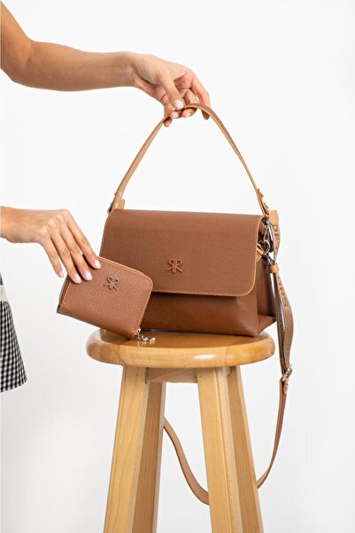 ImPolo نيومي طابا حقيبة نسائية 22x26 محفظة 12x10 مقاس