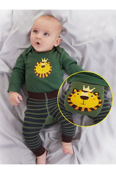 Denokids Baby-Set - Khaki - Regular Fit