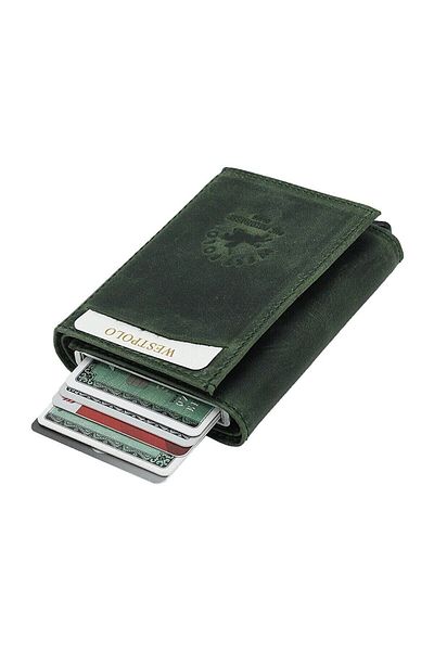WEST POLO CÜZDAN West Polo Khaki Genuine Leather Wallet Wsp55 5510