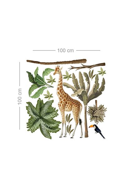 Grafikup Safari Life Kids Room Wall Sticker