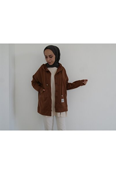 RABİA STORE Düğmeli Iki Iplik Sweatshirt