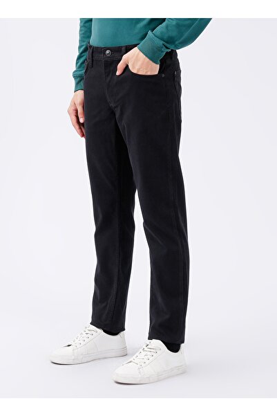 Lee Cooper Normal Waist Narrow Black Men's Chino Pants 231 Lcm221001 Jagger Porter Black