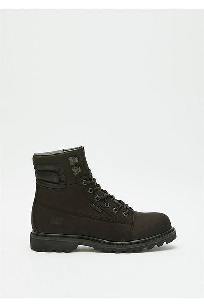 Caterpillar Ανδρικές μαύρες μπότες Nubuck Overpass Wp
