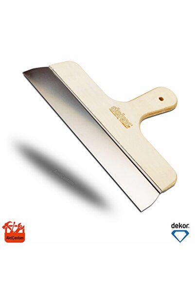 Dekor Eğri Saplı Ispatula Spatula 40 Cm
