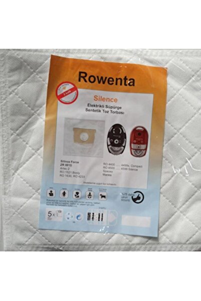 Rowenta Ro-4723 Silence Force Elektrikli Süpürge Toz Torbası Bez 20 Adet